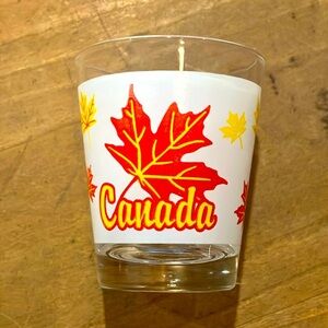 Collectible Canada  maple leaf Shot Glass